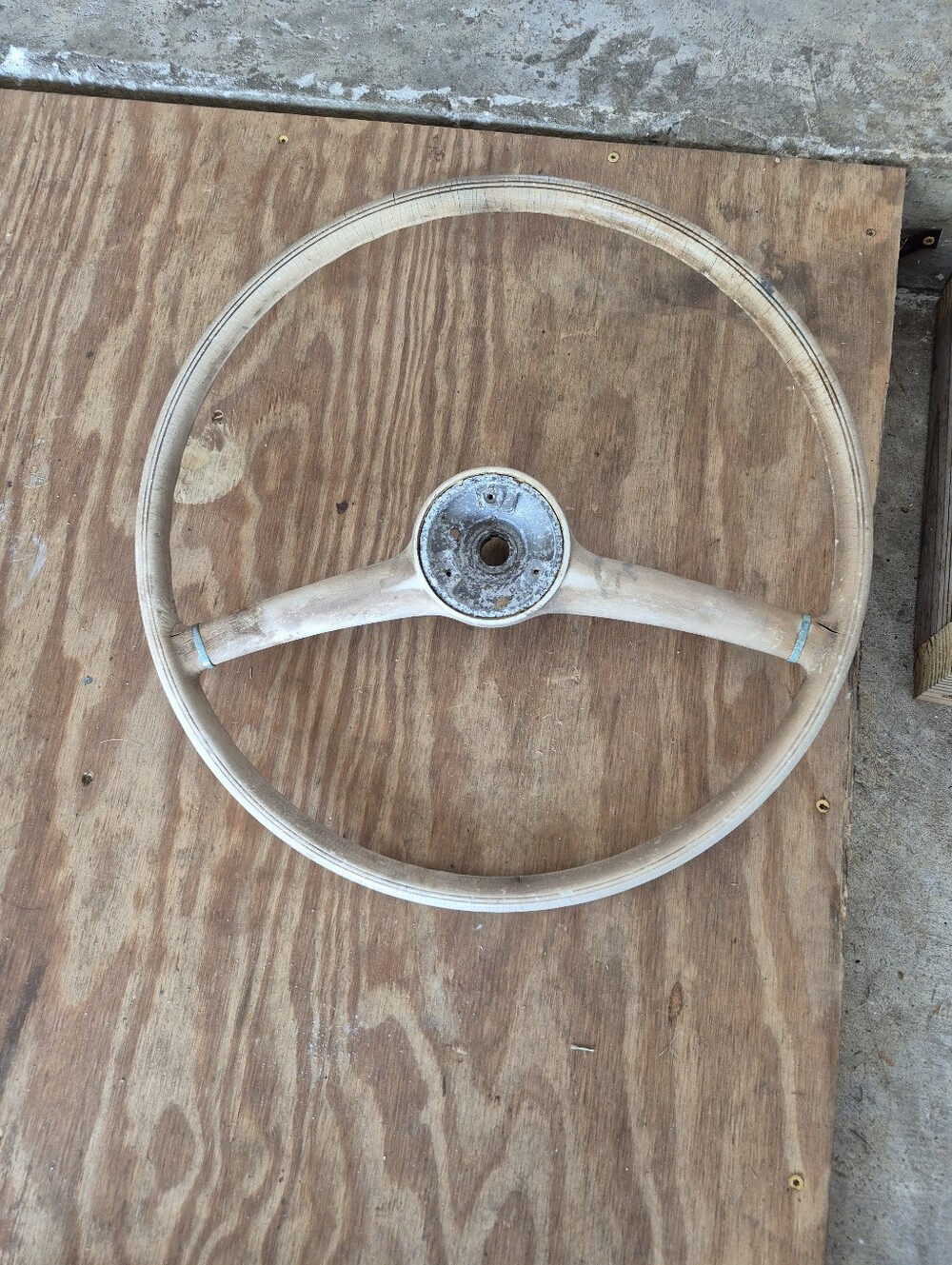 Vintage Mercedes Benz Steering Wheel Decorative Accent